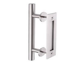 KIN MADE Stainless steel Sliding Barn Door Handle Wood Door Flush 8358729