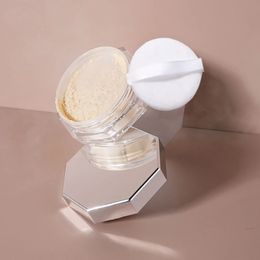 Private Label Makeup Setting Powder custom bulk Powdering Box Hexagon Matte Micro Flash Shimmering Face Long-lasting Oil-control 240426