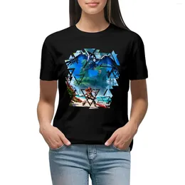 Women's Polos Horizon Forbidden West T-shirt.png T-shirt Summer Top Anime Clothes Cute T-shirts For Women