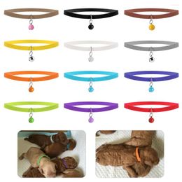 Dog Collars UEETEK 12 Colours 35 1cm Adjustable Puppy ID Bands Double Side For Small Puppies