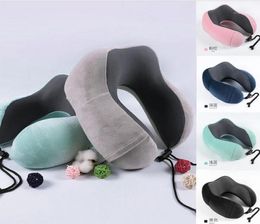 Memory U Shaped Neck Support Head Rest Cushion Travel Pillow Protection Pillow11883560