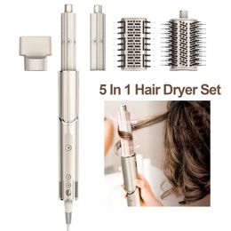 Shark FlexStyle HD430 Negative Ion Hair Dryer 5-in-1 Portable Hair Straightener Brush Electric Comb Hair Curling Tool 240429