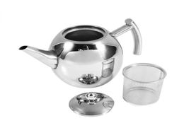 115L Durable Stainless Steel Teapot Coffee Pot Kettle With Philtre Large Capacity Puer Tea Bag Green Oolong Tea Tieguanyin Promot7534255