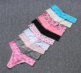 Women039s Panties 10 Pcs Lot Voplidia VS Thongs And G Strings Sexy Lace Tback Underwear Female Seamless Lingerie95127715788562