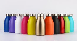 Whol Drink Water Bottle Couple Cup 500ML Stainless Steel bottle 304 Material Cola Shape Both Warm and Cold Keeping6782176