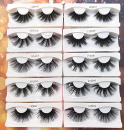 30mm 5D faux mink lashes with white tray soft strip eyelashes Customised private label eyelash vendor6840333