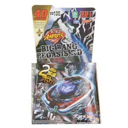 4D Beyblades B-X Toupie Burst BEYBLADE Rotating Top Metal Fusion Big Bang Pegasus F D Cosmic BB105 Battle Start Direct Transport Q240430