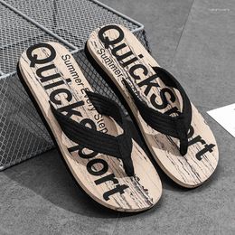 Slippers Men Flip Flops High Quality Summer Beach Shoes For Casual Breathable Anti Slip Outdoor Male Indoor House