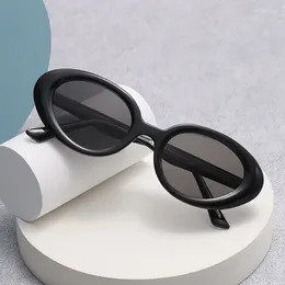 Sunglasses Oval Shape Women TR90 Material Frame UV Protection Men Glasses Stylish Hip Hop Female Sunglass