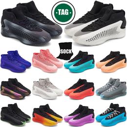 Ae 1 ae1 Basketballschuhe für Männer MX Charcoal Geschwindigkeit Blau New Wave Coral Herren Trainer Sneakers Läufer Sport Sport