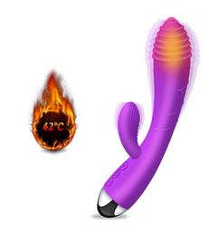 Sex shop 10 mode Heating Rabbit Vibrator G spot clitoris Masturbation Dildo Vibrator toy for adults vibrator sex toys for woman MX4409815