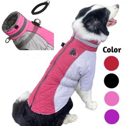 Dog Apparel Pet Clothes Cotton Jacket Coat Waterproof Puppy Can Pull Zipper Clothing