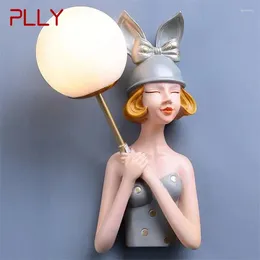 Wall Lamp PLLY Contemporary Nordic Personalised And Creative Living Room Bedroom Girl's Hallway Aisle Decoration Light