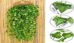 Artificial Vines Fake Hanging PlantsFaux Foliage Plants for Wall Bedroom Wedding Home Kitchen Garden Party Decor2698705