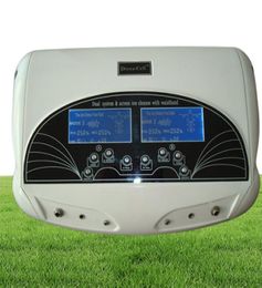 High Tech Dual lon Cleanse Detox Foot Spa DHLFedexUPSEMS High Ionic Cleaner Detox Machine Spa Salon Machine9611352