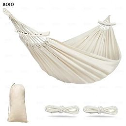 Camping Hammock 1-2 People Travel Beach Portable Rest Hanging Bed Chair Furniture Home Garden Pool Swing Outdoor Hammock 240430