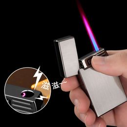 Bright Sound Windproof Lighter Iatable Rechargeable Lighter Laser Custom