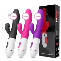 Other Health Beauty Items 30 speed rabbit vibrator for female clitoral stimulation vaginal orgasm silicone G-spot vibration adult Q240430