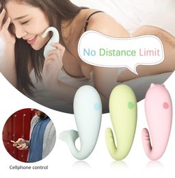 USB Charge 8 Modes Wireless App Remote Control Vibrator Soft Silicone Dildo Bluetooth Connect Adult Game Sex Toys For Women X145 Y6198265