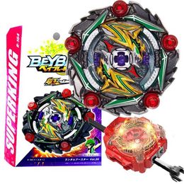 4D Beyblades Box Set B-164 Curse Satan King B164 Rotating Top with Spark Emitter Childrens Toy Q240430