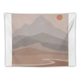 Tapestries Mountain Tapestry On The Wall Home Decor