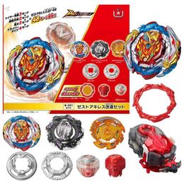 4D Beyblades Box Set B-201 Zest Achilles Custom DB Dynamite Battle B201 Rotating Top with Launcher Childrens Toys Q240430