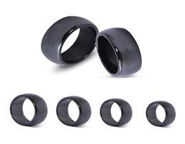 10mm Band Rings Wide Fashion No Magnetic Hematite Magnet Ring Mix 6 to 135052102