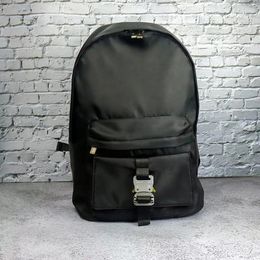 Backpack 1017 ALYX 9SM Backpacks Buckle Closure Nylon High Capacity Computer Bag 1:1 Quality Black Function Package