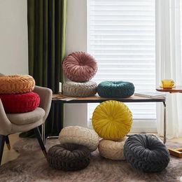 Pillow Nordic Style Sofa Atmosphere Decorative Dutch Velvet Pumpkin Bay Window Back