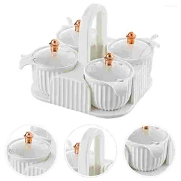 Dinnerware Sets Portable Seasoning Bottle Salt Holder Condiment Container Spices Jar Containers Organiser The Hips