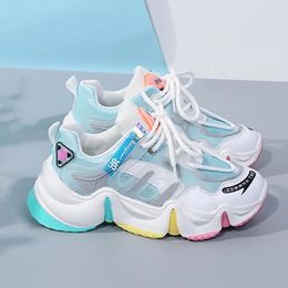 Fitness Shoes Designers Old Dad 2024 Women Chunky Sneakers Platform Woman Mesh Sports Basket Female Casual Vulcanised