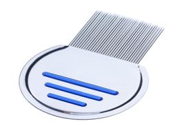 NEW Stainless Steel Terminator Lice Comb Nit Kids Hair Rid Headlice Super Density Teeth Remove Nits Comb7422002