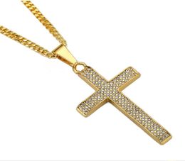 Fashion Hip Hop Men Pendant Necklace Jewelry For Rhinestone Design American Star Micro Rock Rap Mens Necklaces1840592