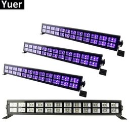 24 LEDS UV Color LED Stage Wash Effect Lights 90240V Perfect For DJ Disco Lamp Home Party Laser Decorations UV Led Bar Lights9623700