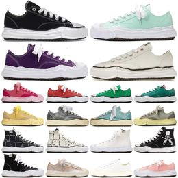 Maison Mihara Yasuhiro Peterson OG Sole Canvas Low MMY Black Light Blue Hank Purple White Natural Pink Navy Green Orange Mastermind Phenomenon Camo Type B Casual Shoe