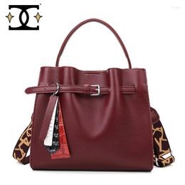 Shoulder Bags Fashion Tassel Design Women High Quality Leather Ladies Messenger Bag Luxury Solid Color Designer Women's Handbag