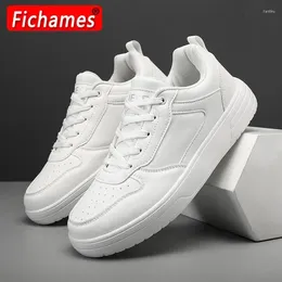 Casual Shoes Men's Lightweight Breathable Men Flat Sneakers White Skateboarding Business Travel Tenis Masculino