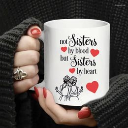 Mugs 11oz Coffee Cup Thanksgiving Sisters's Creative Home Ceramic Birthday Gift Holiday Party Gifts
