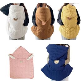 Blankets Y1UB Swaddling Blanket Winter Stroller Wrap Sleeping Bag Infant Carriers Pram
