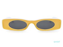 New Hip Hop Sunglasses for Men Women 400331 Unique Concave Design Square Frame Round Lens Avantgarde Style Fun Plastic Shades9902068