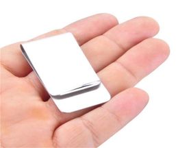 Metal Silver Money Clip Portable Stainless Steel Money Clip Cash Clamp Holder Wallet Purse for Pocket Dollar Holder1 1149 T24419155170630