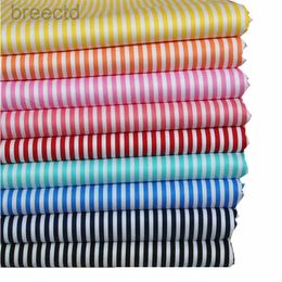 Fabric Sewing Fabric Stripe Cotton Twill Cloth for Quilting Clothes DIY Handmade Per Half Metre d240503