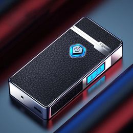 Dual Arc Lighter Digital Display High-End Business Gift USB Rechargeable Lighter