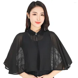 Scarves Solid Colour Rose Jacquard Polyester Shawls Fashion Summer Ladies Casual Sun Protection Scarf Women Floral Poncho