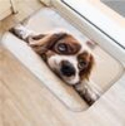 Cute Chihuahua Dog Welcome Doormat Funny Lovely Chihuahua Puppy Pet Door Mat Flannel Floor Rug Carpet Anti Slip Home Decor Gifts6438955