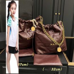 Kids Bags Luxury Brand CC Bag 24Ss Womens Designer 22 Shopping Bags Real Leather Gold Hardware Matelasse Chain Crossbody Shoulder Pocket With Wallet Pouch Coin Charm