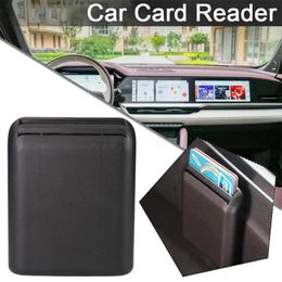 Car Organiser Universal Accessories Interior With Box Seat And Auto Storage Ticket Bracket 6.8x8.5cm Stand Card Crevic I8B1