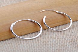 Pure 925 Sterling Silver small hoop earrings women girls baby silver jewelryThe Christmas giftCool little earrings8279463