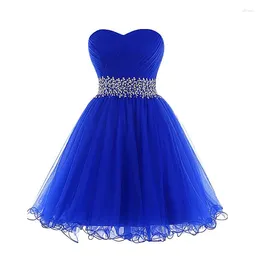 Party Dresses Short Above Mini Skirt Sequins Evening Tulle Prom Graduation Homecoming Gowns Formal Occasion