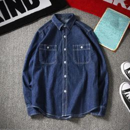 Men's Casual Shirts Stylish Relaxed Fit Pockets Shirt Jacket Handsome Male Buttons Coat Men Clothes